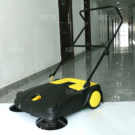 OR20 Manual Cleaning Road Sweeper With 14L Rubbish Bin