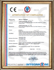 OICO  CE Certification 2021